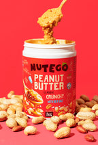 Peanut cream with nut pieces and sea salt