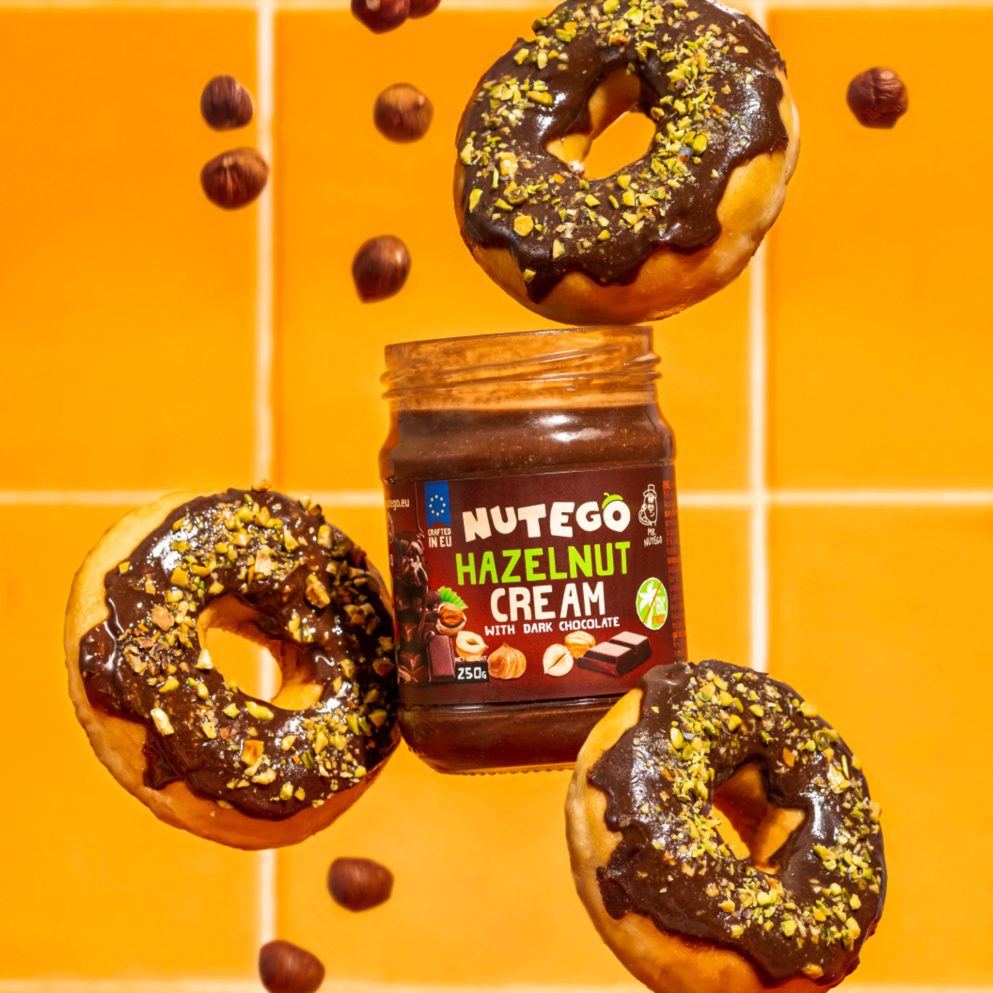 Lazdu riekstu krēms ar tumšo sokolādi