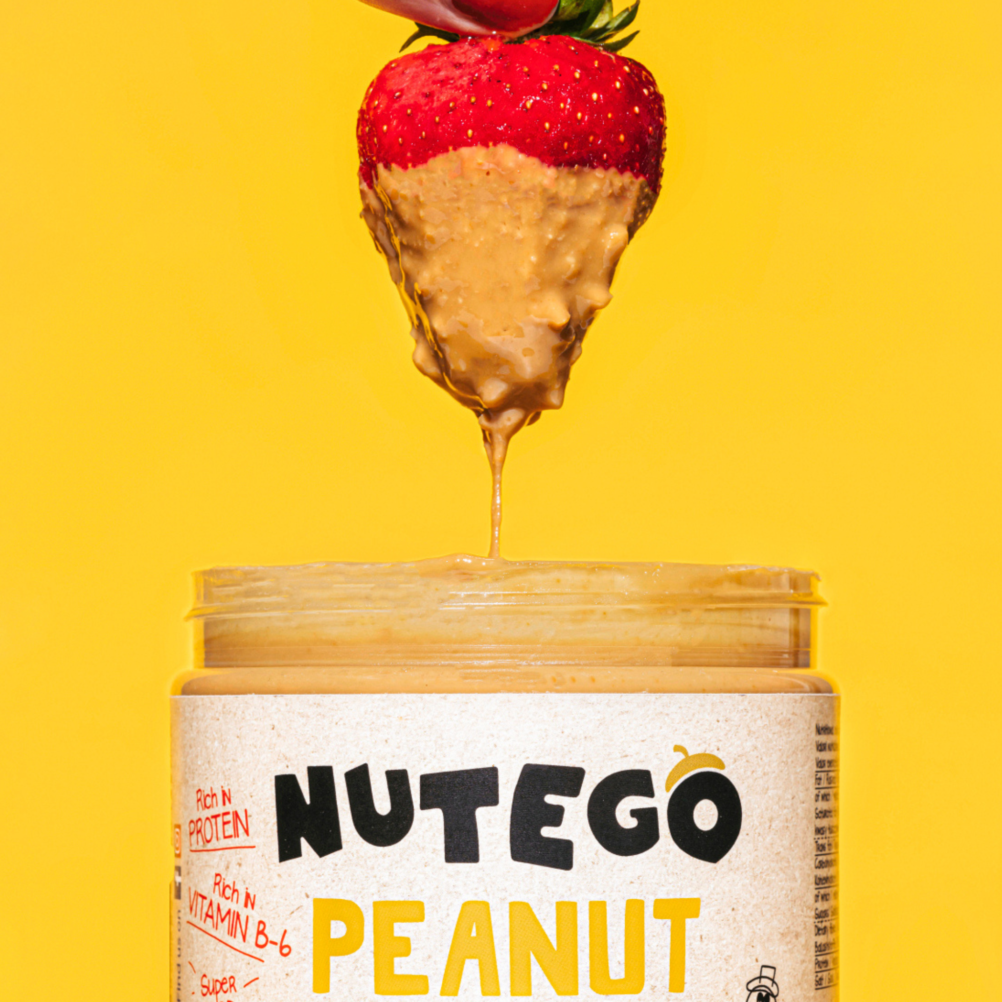 Zemesriekstu krēms ar riekstu gabaliņiem 100% – Bez cukura un bez sāls