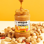 Zemesriekstu krēms ar riekstu gabaliņiem 100% – Bez cukura un bez sāls