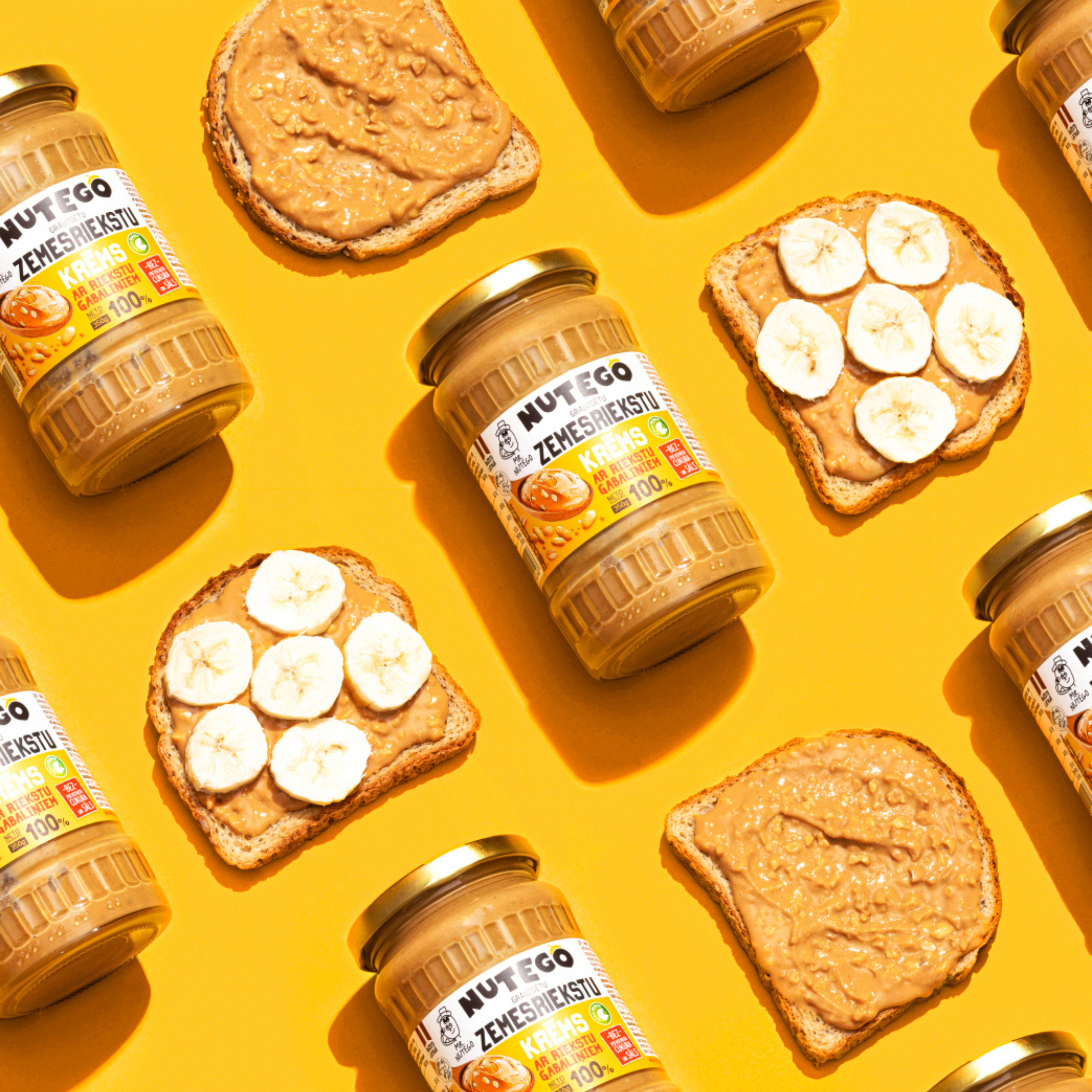 Zemesriekstu krēms ar riekstu gabaliņiem 100% – Bez cukura un bez sāls