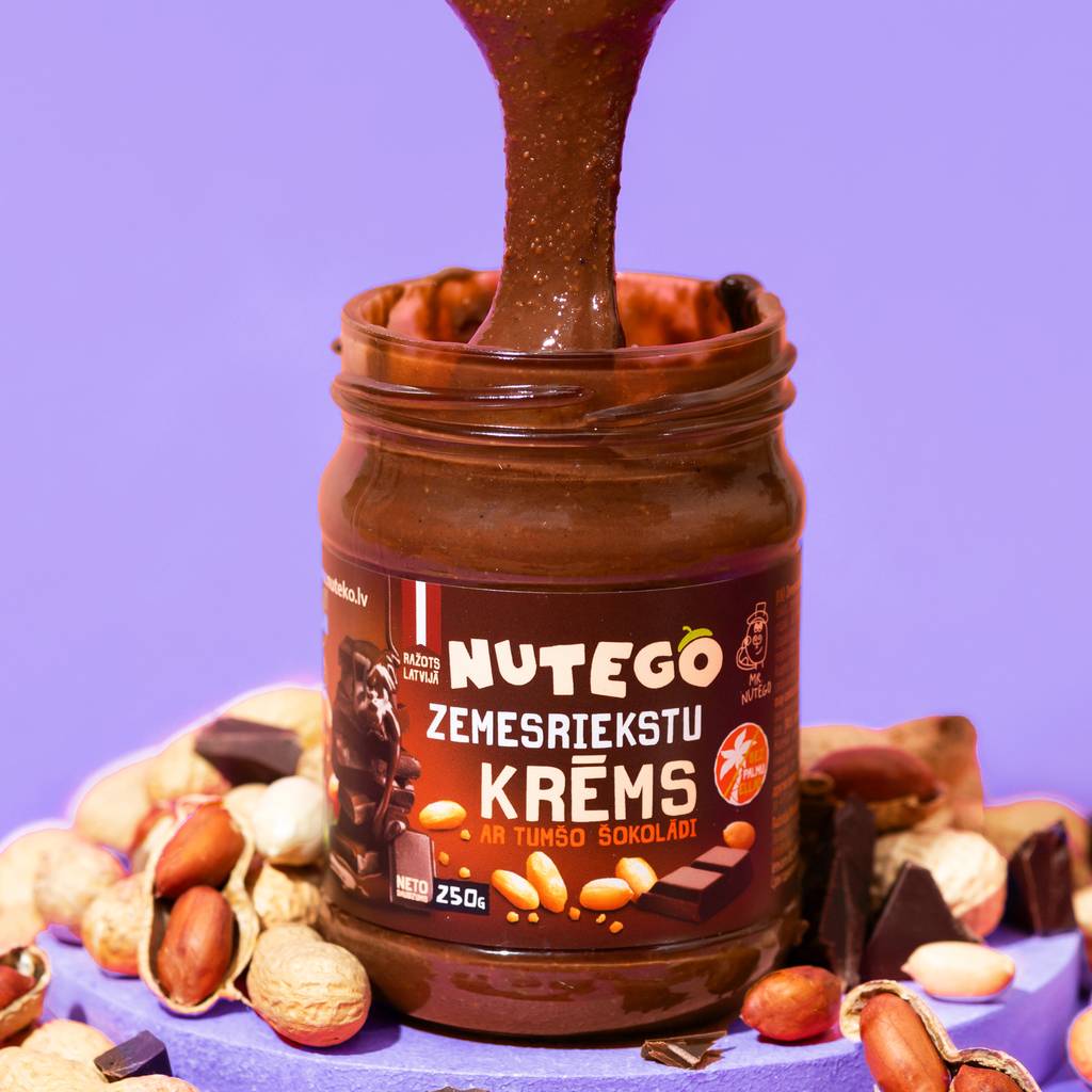 Zemesriekstu krēms ar tumšo šokolādi