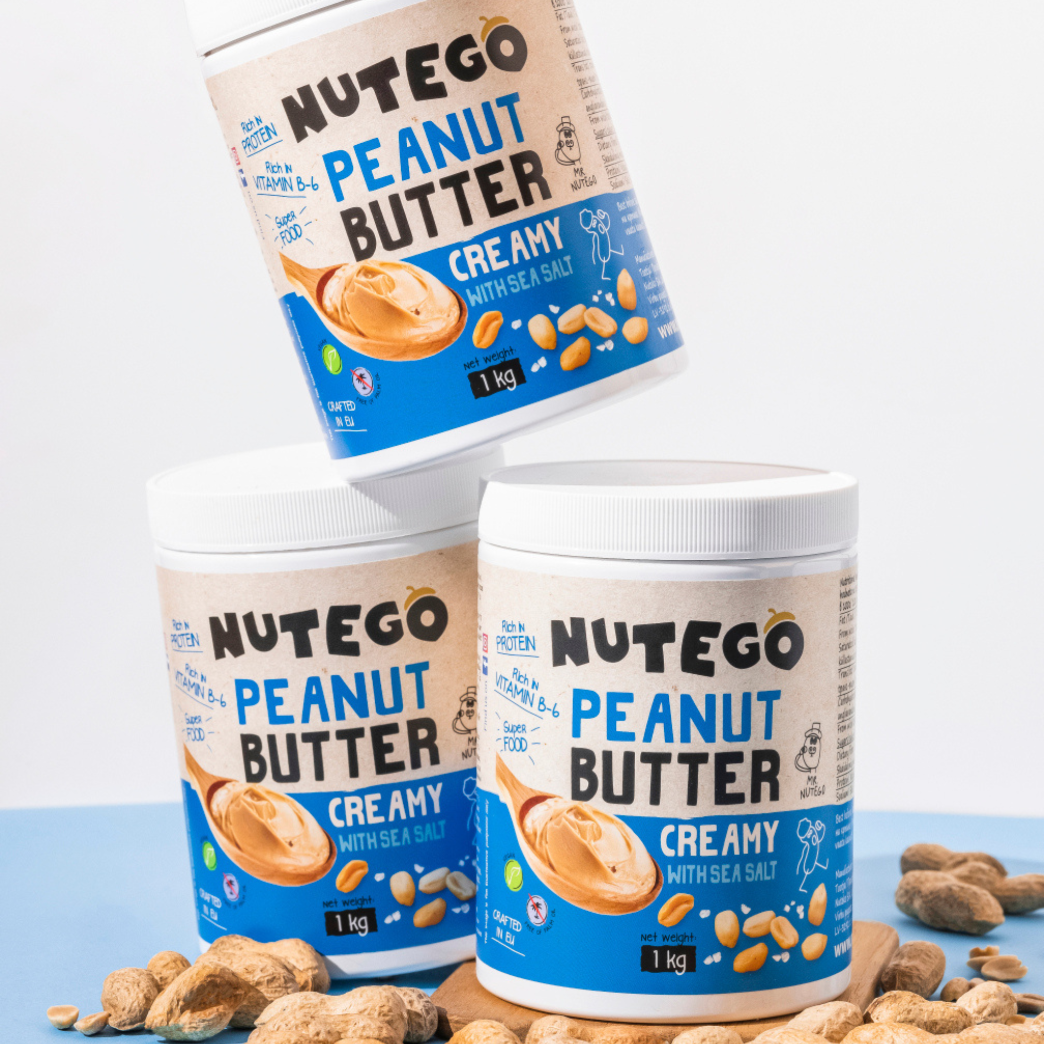 Zemesriekstu krēms krēmīgais ar jūras sāli