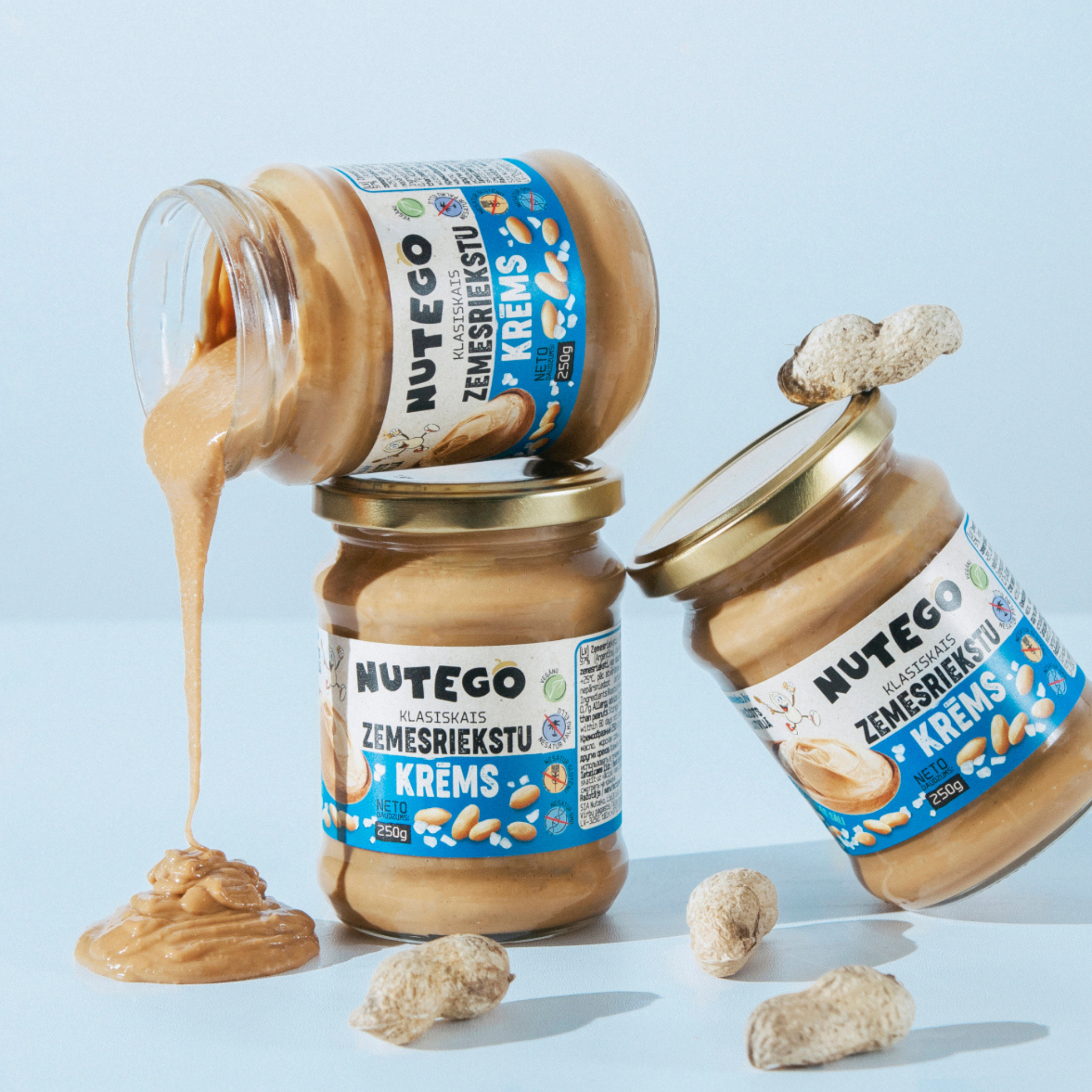 Zemesriekstu krēms krēmīgais ar jūras sāli