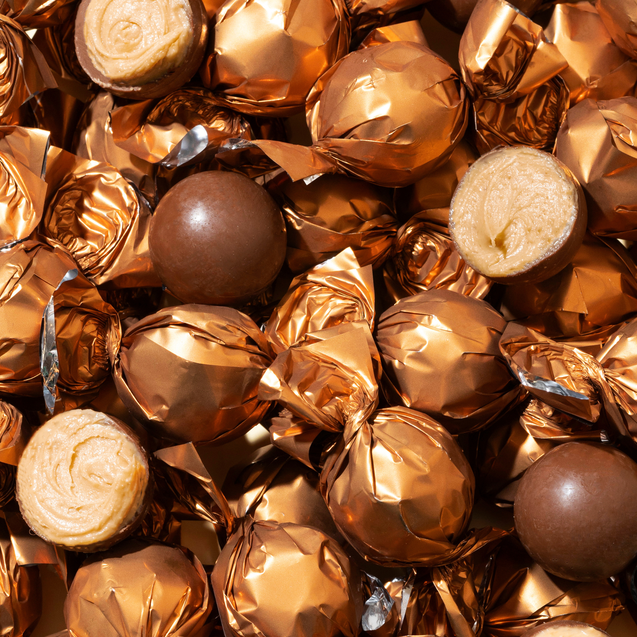 Piena trifeles ar zemesriekstu krēma pildījumu 70g