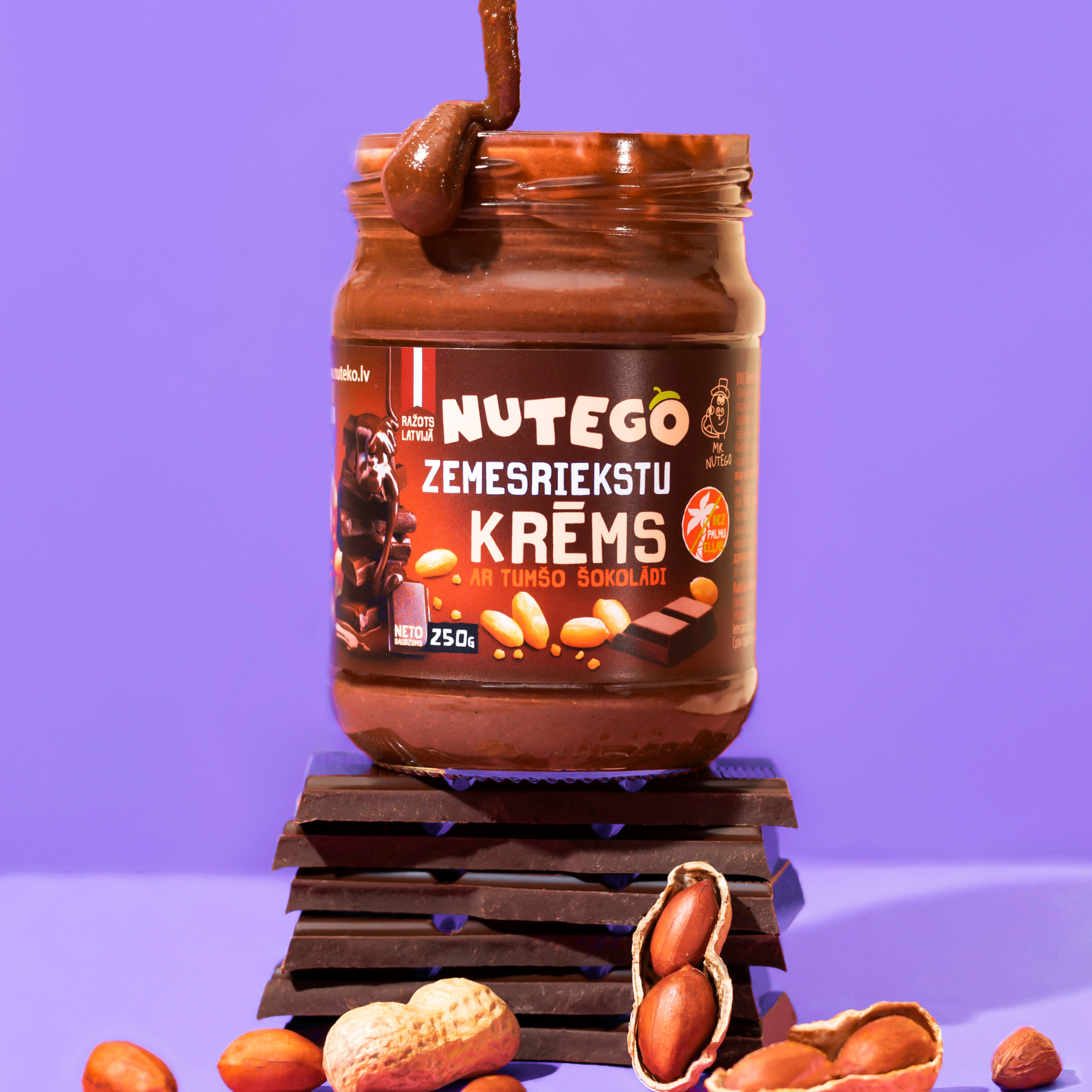 Zemesriekstu krēms ar tumšo šokolādi