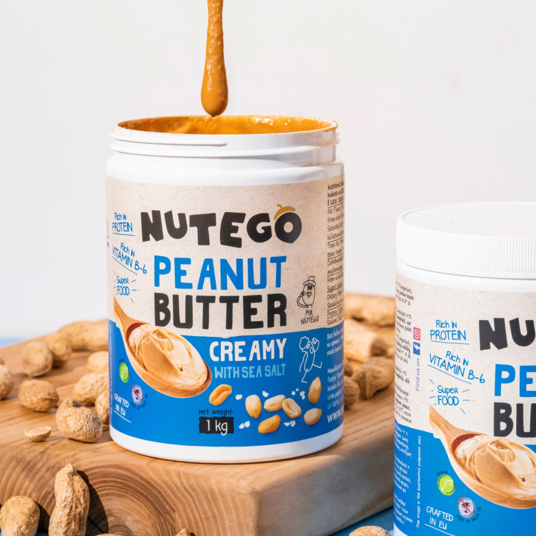 Zemesriekstu krēms krēmīgais ar jūras sāli