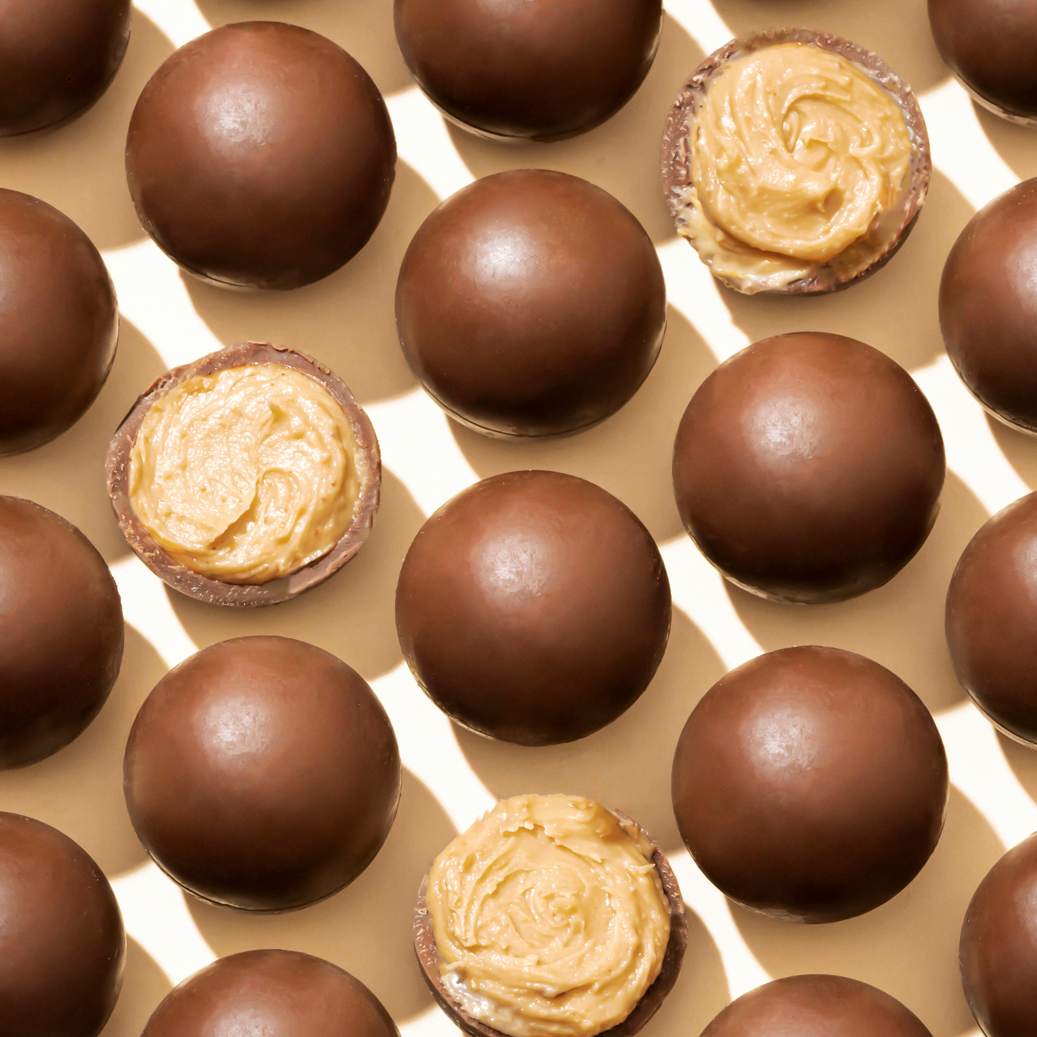 Piena trifeles ar zemesriekstu krēma pildījumu 70g