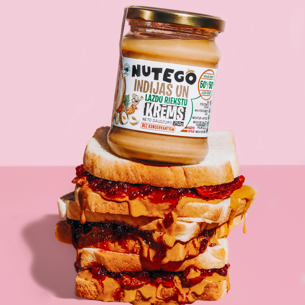 Pähklite ja india pähklite kreem 50%/50%