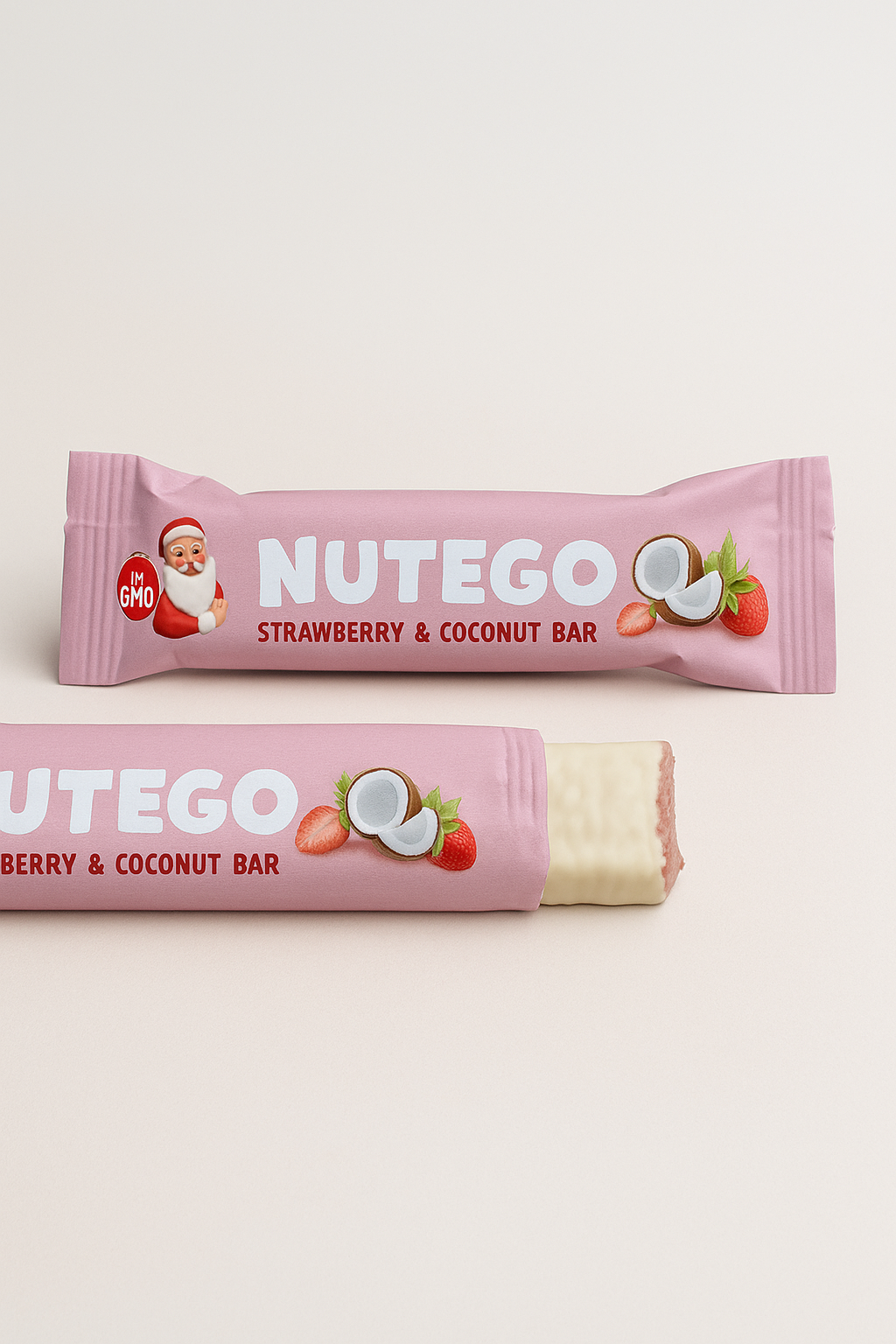 Zemeņu un kokosriekstu proteīna batoniņš