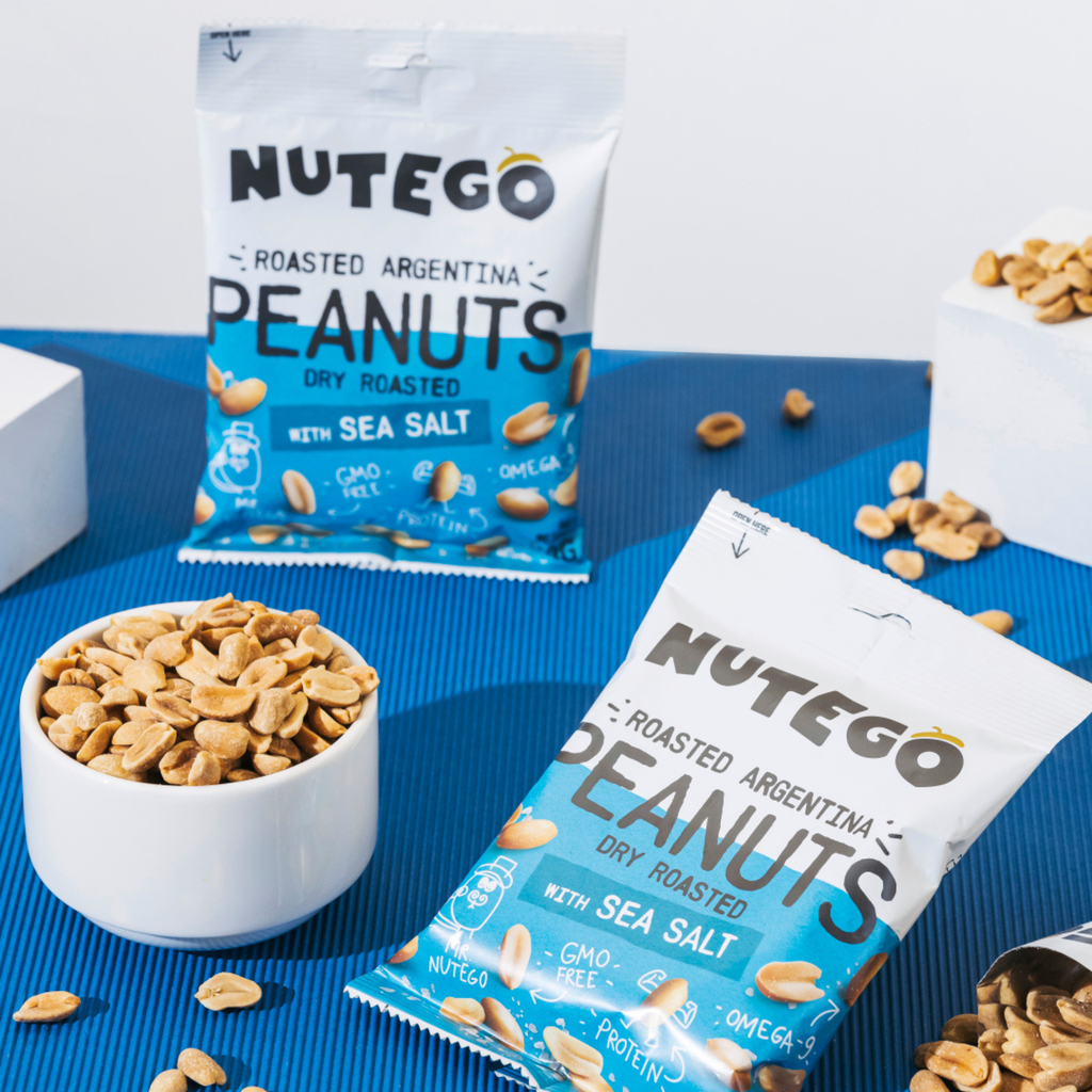 Roasted Argentine peanuts with sea salt 