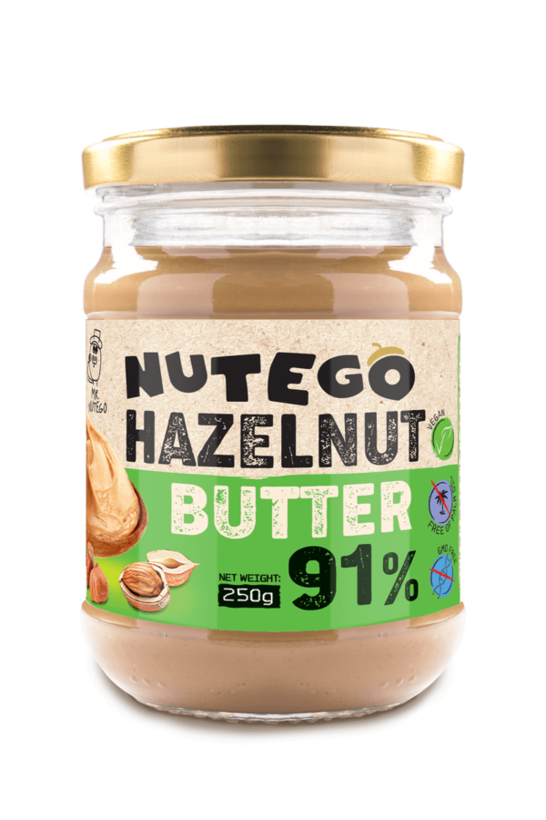 Nutego Hazelnut Butter 91% 250g