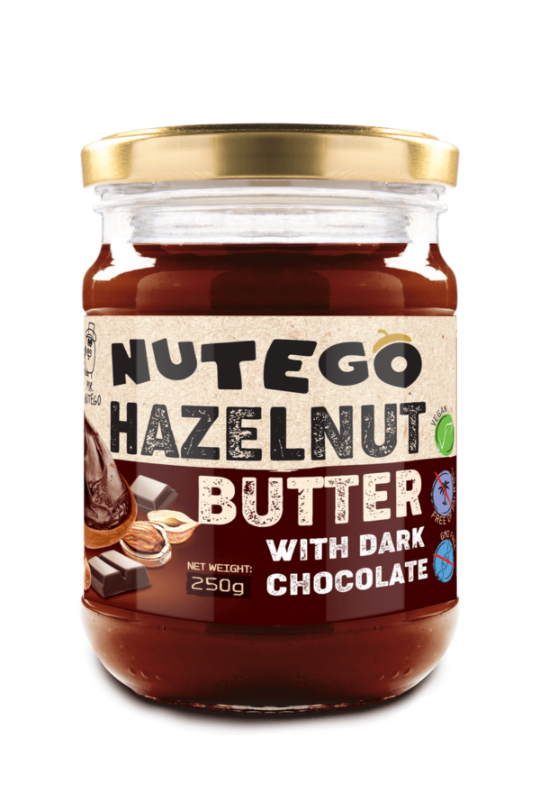 Nutego Hazelnut Butter with Dark Chocolate 250g